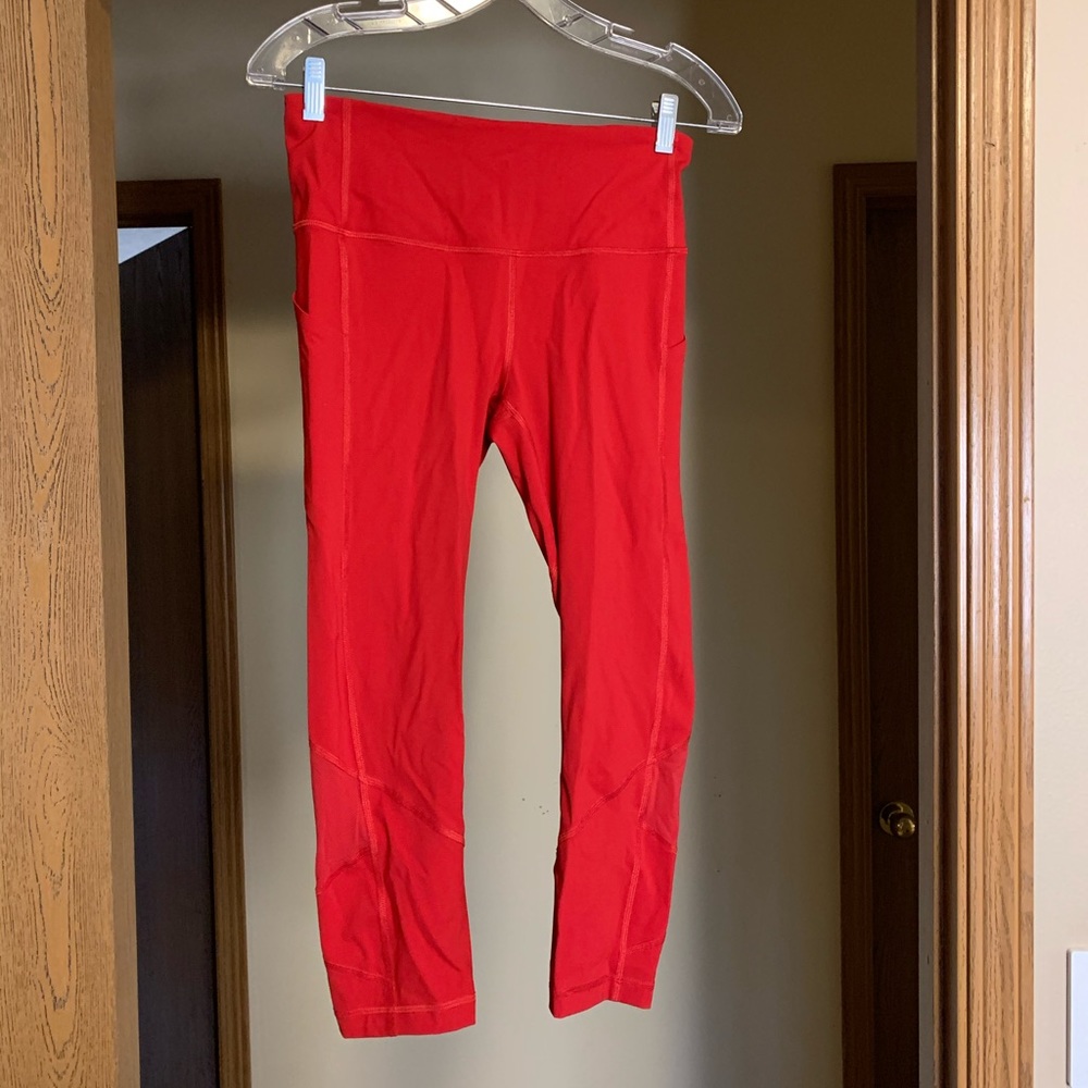 Lululemon pace rival crop legging size 6